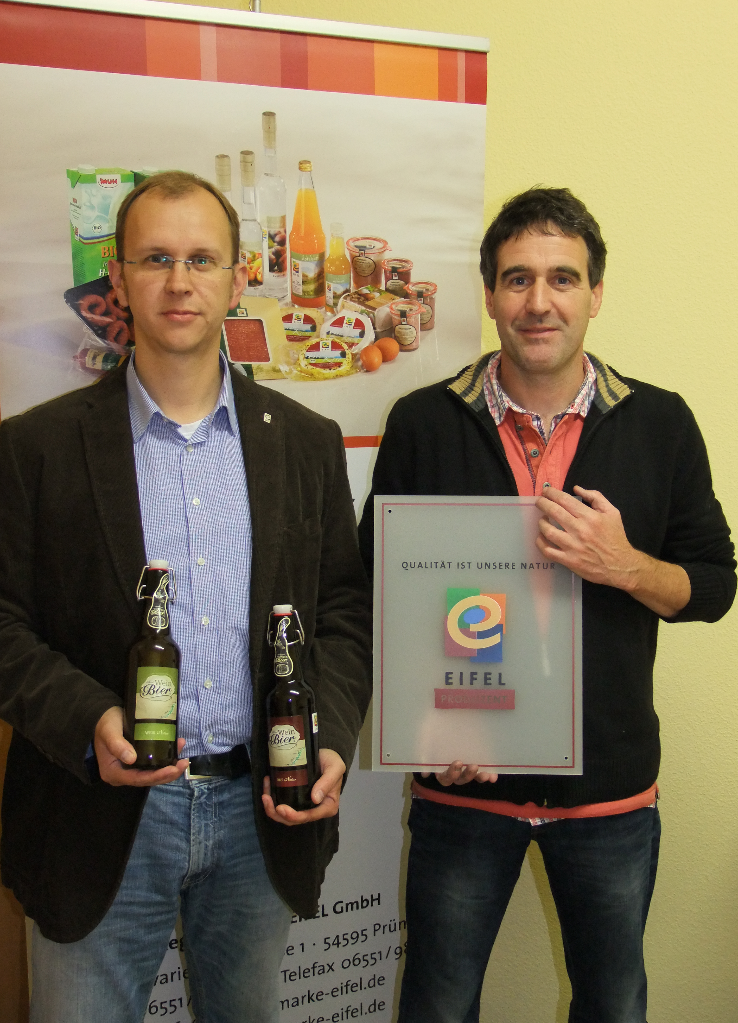 Neues Biermischgetränk unter Regionalmarke EIFEL