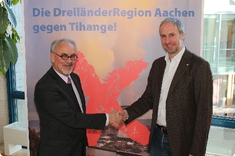 StädteRegion Aachen und Greenpeace Deutschland ziehen gegen Tihange an einem Strang. Zusammenarbeit vereinbart.