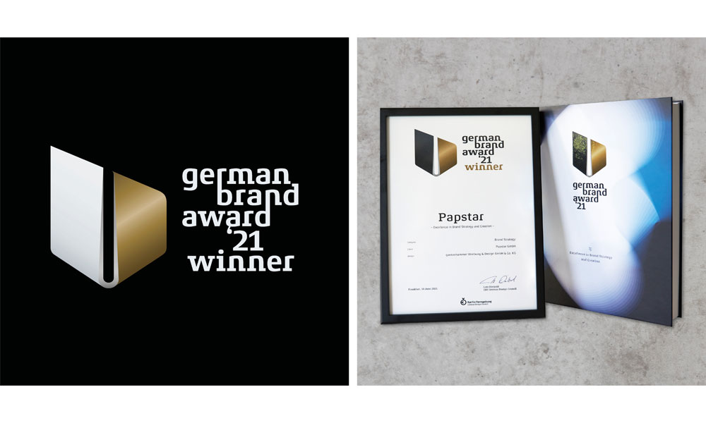PAPSTAR bekommt den German Brand Award