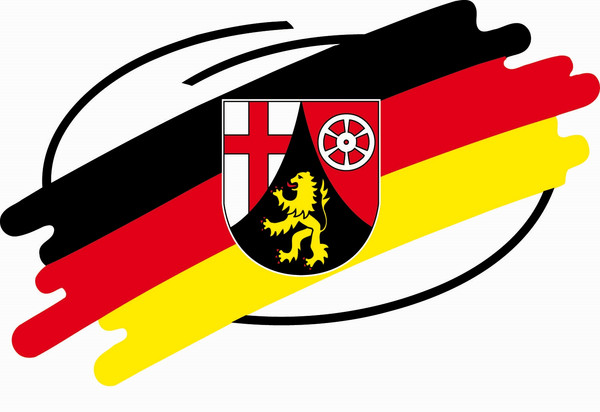 Das Wappenzeichen von Rheinland-Pfalz